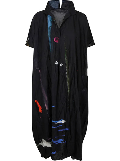 Abstract-Printed Dress