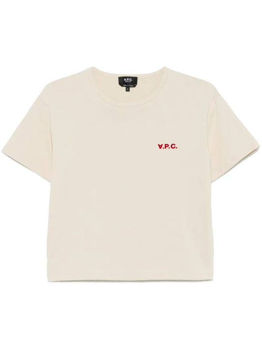 Logo-Flocked T-Shirt