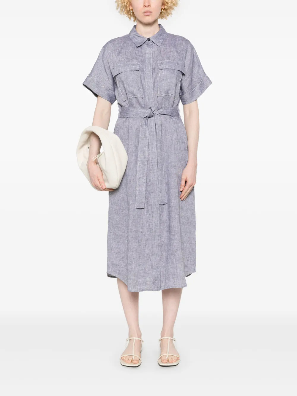 Linen Midi Dress