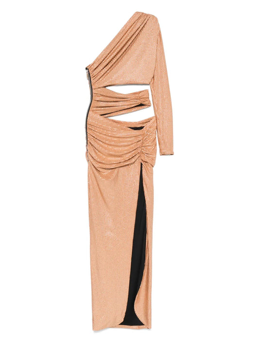 Crystal-Embellished Maxi Dress