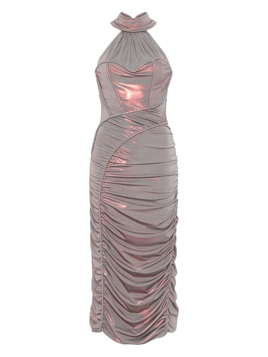 Draped Midi Dress