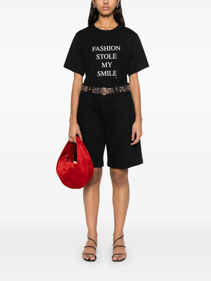 Slogan-Print T-Shirt