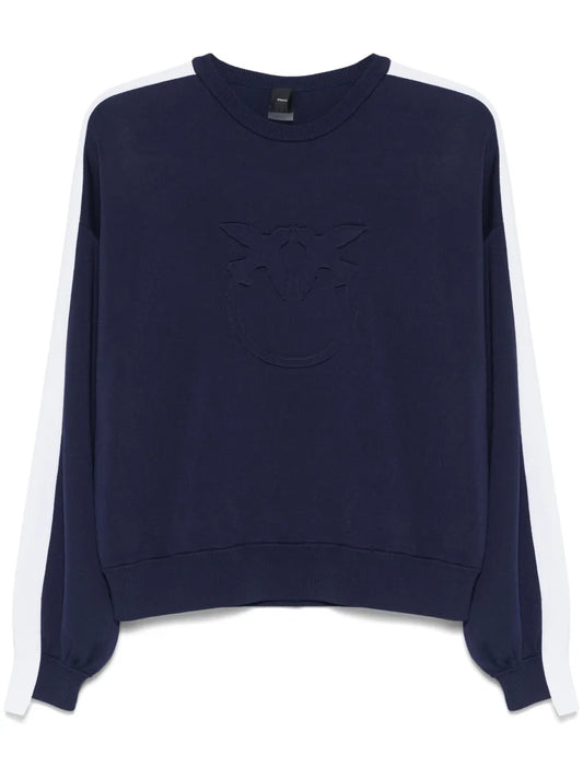 Logo-Embossed Sweater