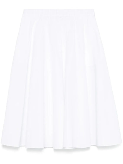 Cotton Midi Skirt