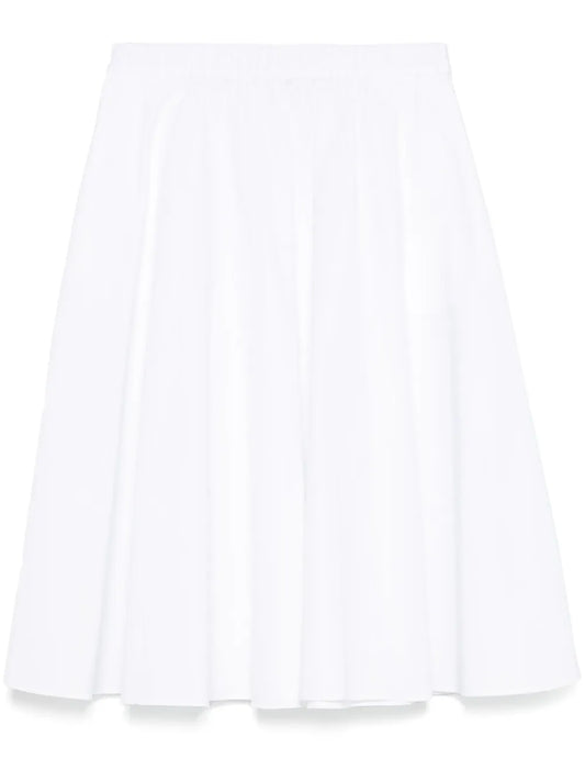 Cotton Midi Skirt