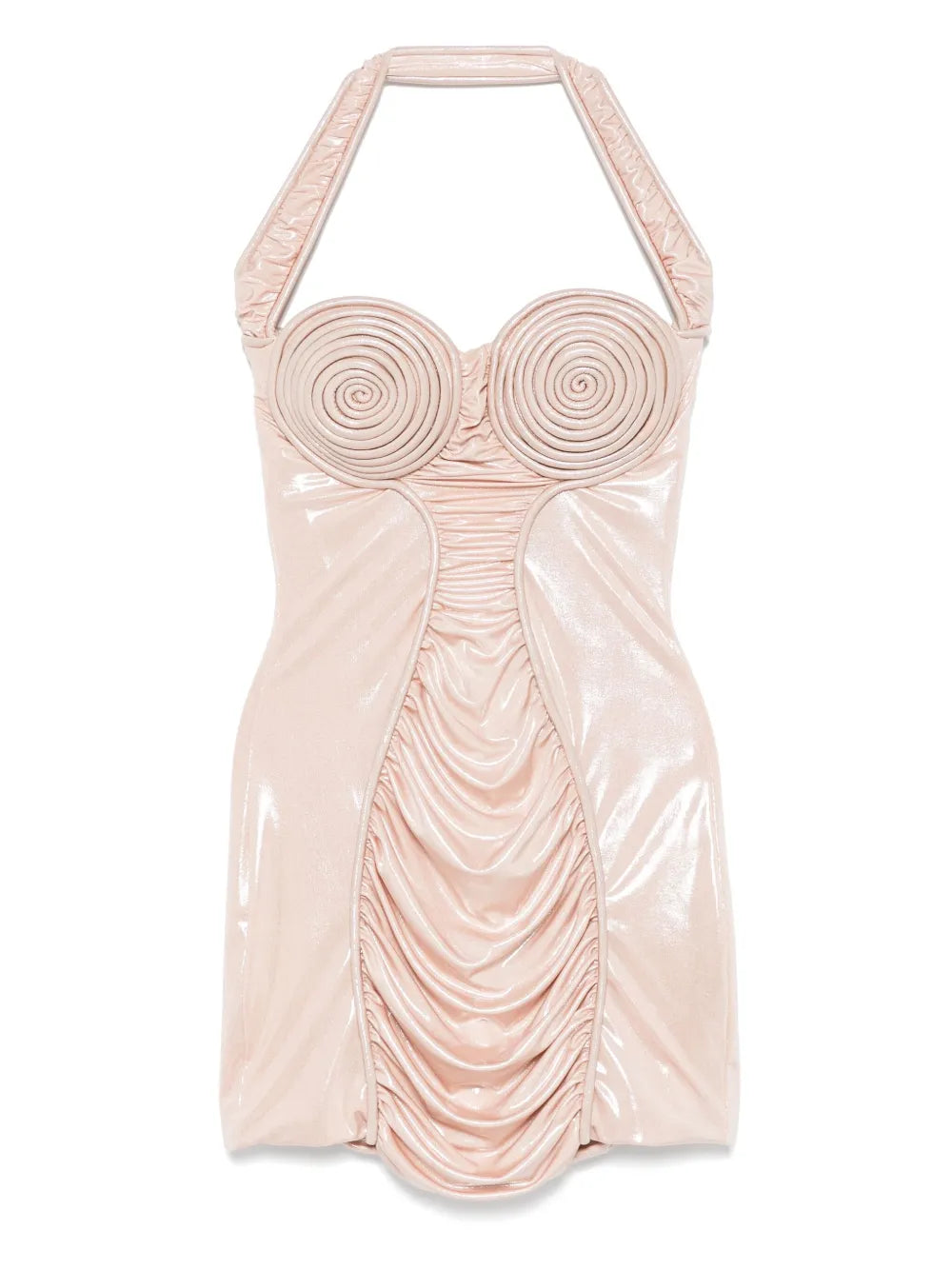 Spiral-Cup Mini Dress