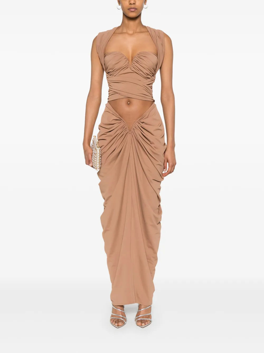 Draped Maxi Dress