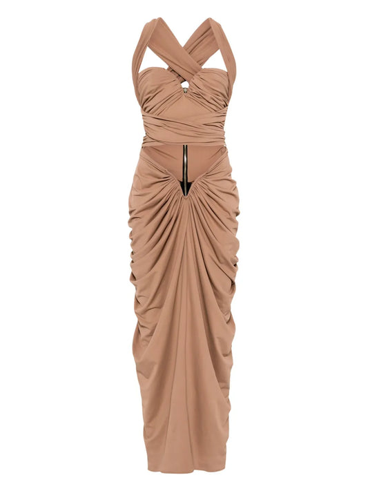 Draped Maxi Dress
