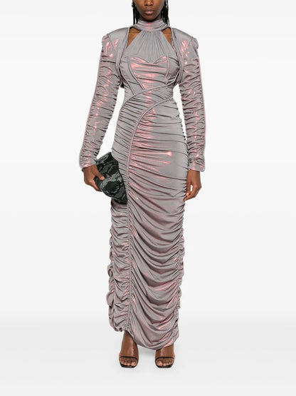 Holographic Maxi Dress