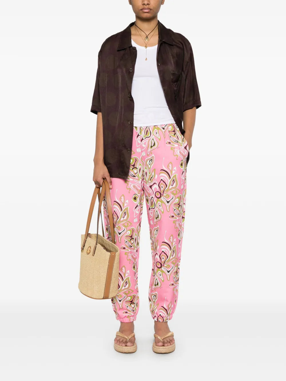Printed Track Pants