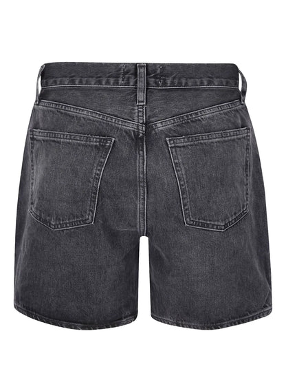 High-Rise Denim Shorts