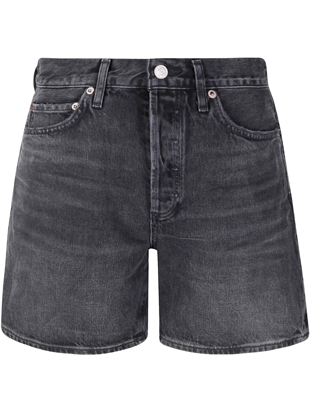 High-Rise Denim Shorts