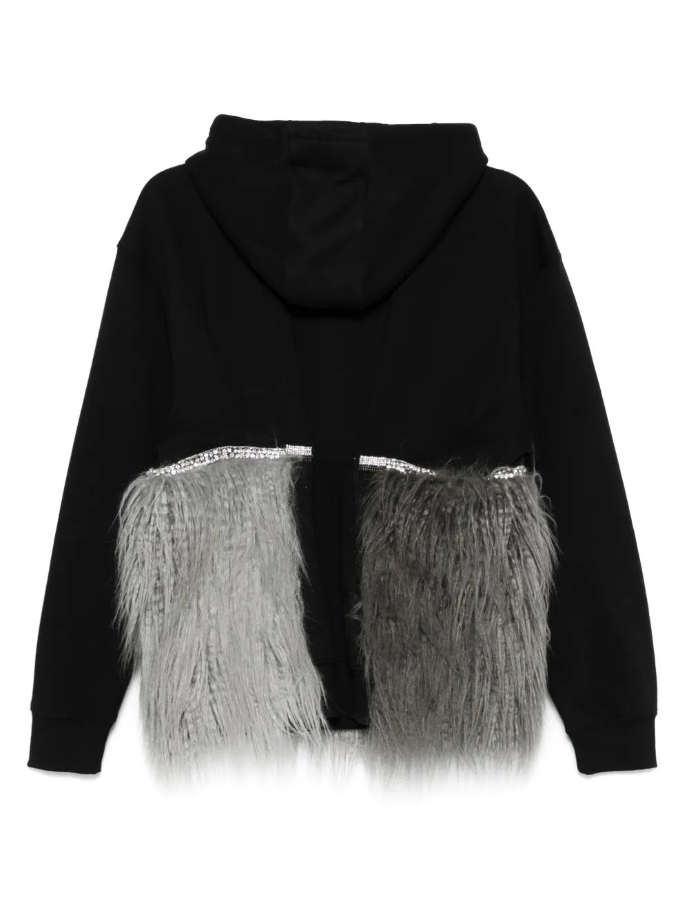 Rhinestone-Embellished Hoodie