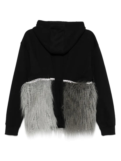 Rhinestone-Embellished Hoodie