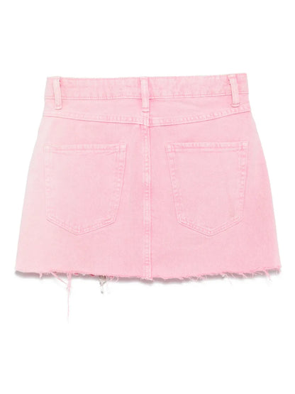 Rhinestone-Embellished Mini Skirt