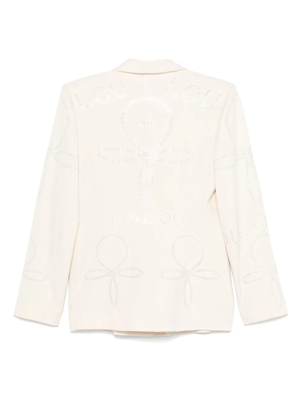 Rhinestone-Embellished Blazer