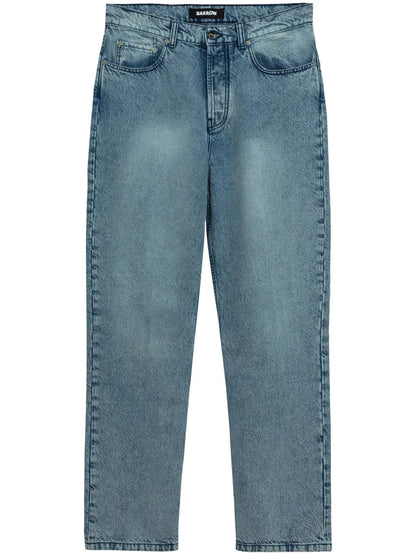 Seam-Embellished Jeans