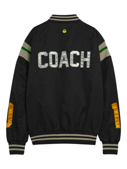 Logo-Print Bomber Jacket