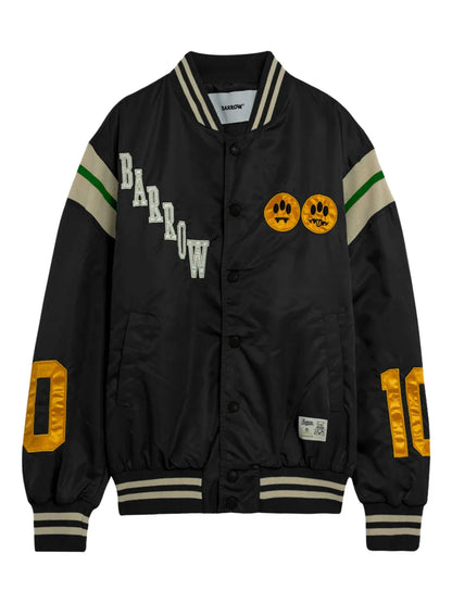 Logo-Print Bomber Jacket