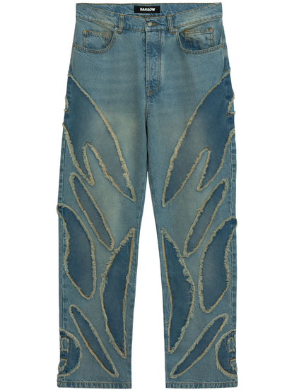 Panelled Jeans