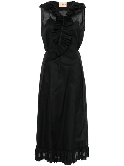 Wrap Midi Dress