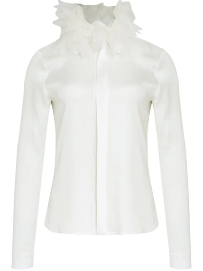 Floral-Motif Shirt