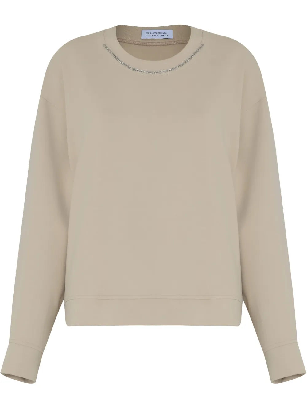 Chain-Detail Sweatshirt