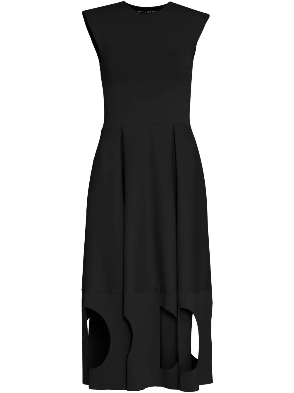 Cut-Out Flared Dress