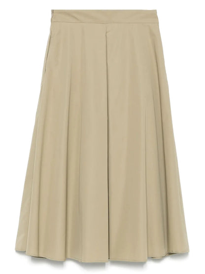 Cotton Midi Skirt