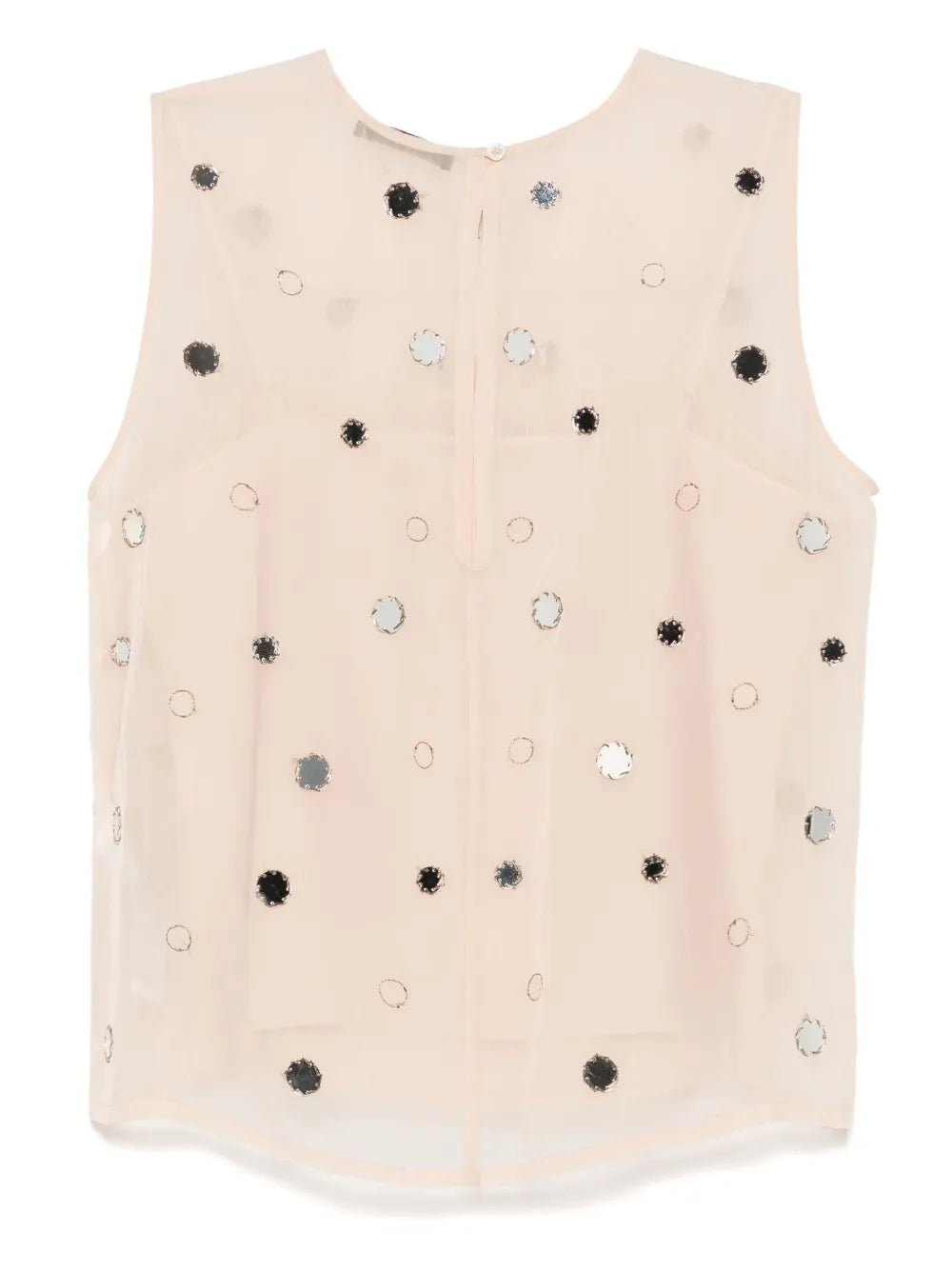 Appliqué-Detailing Tank Top