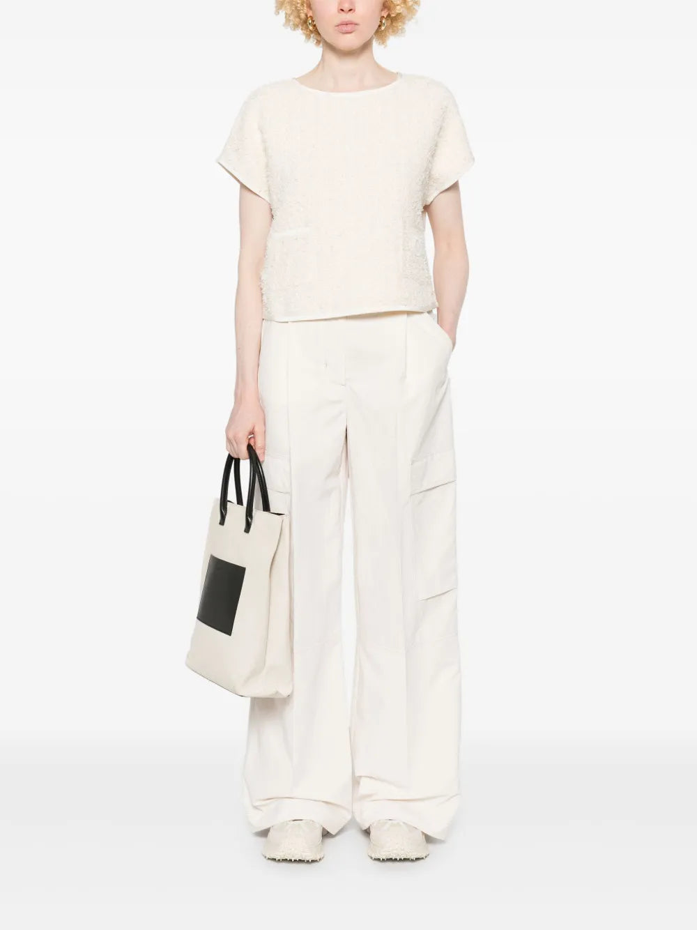 Crinkled Cargo Pants