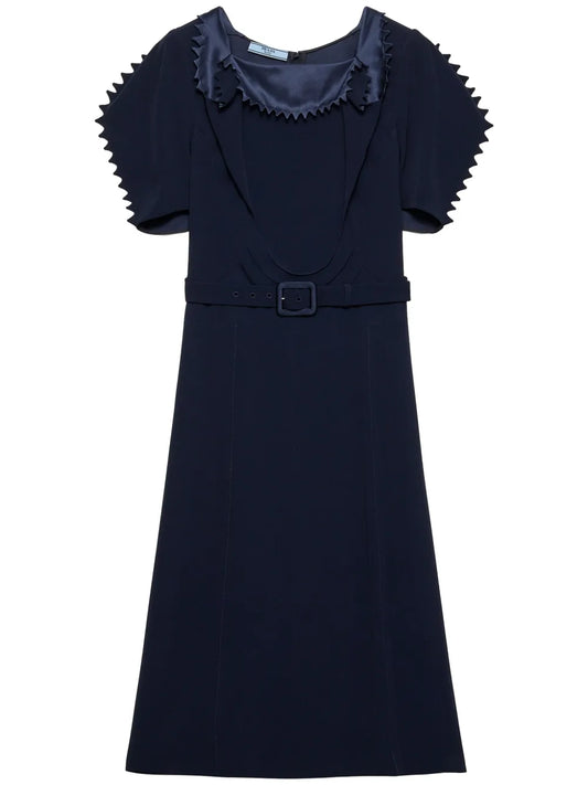 Satin-Crepe Dress