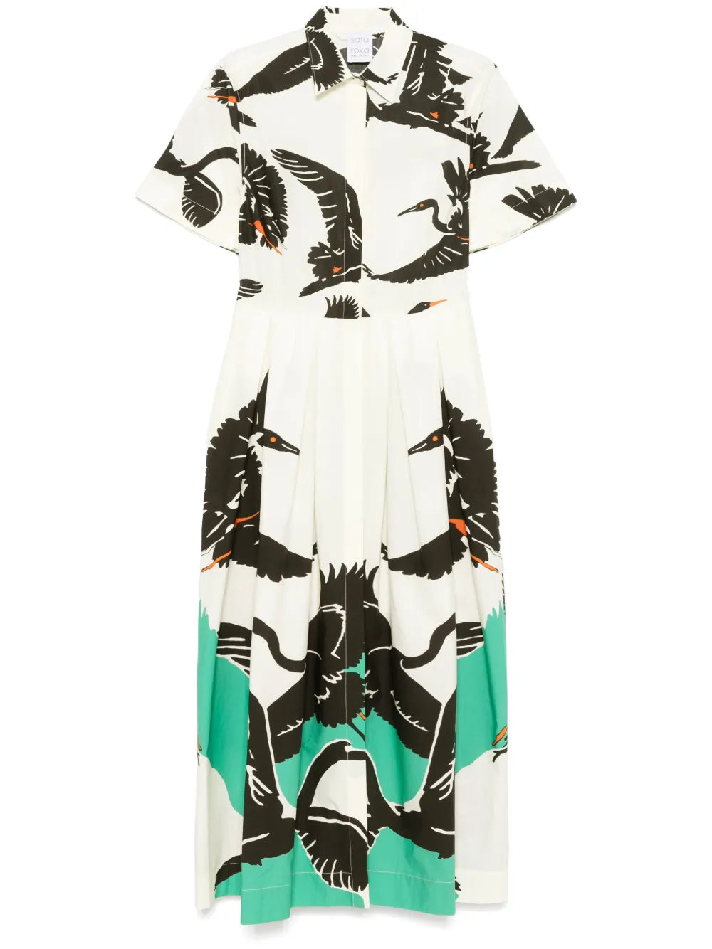 Graphic-Print Shirtdress