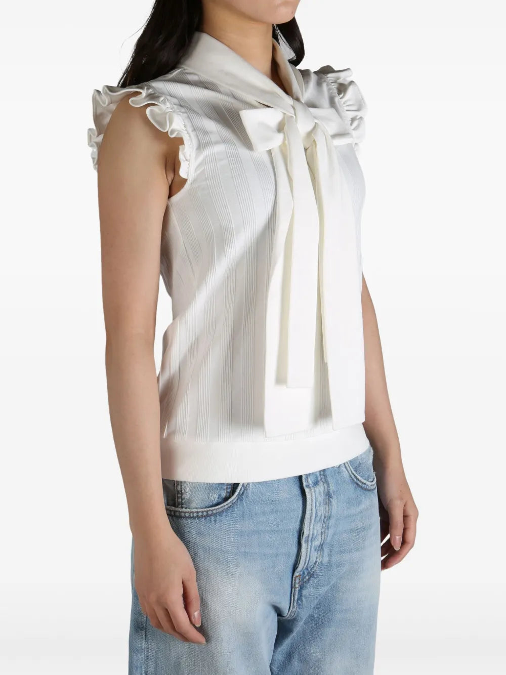 Cotton-Blend Blouse