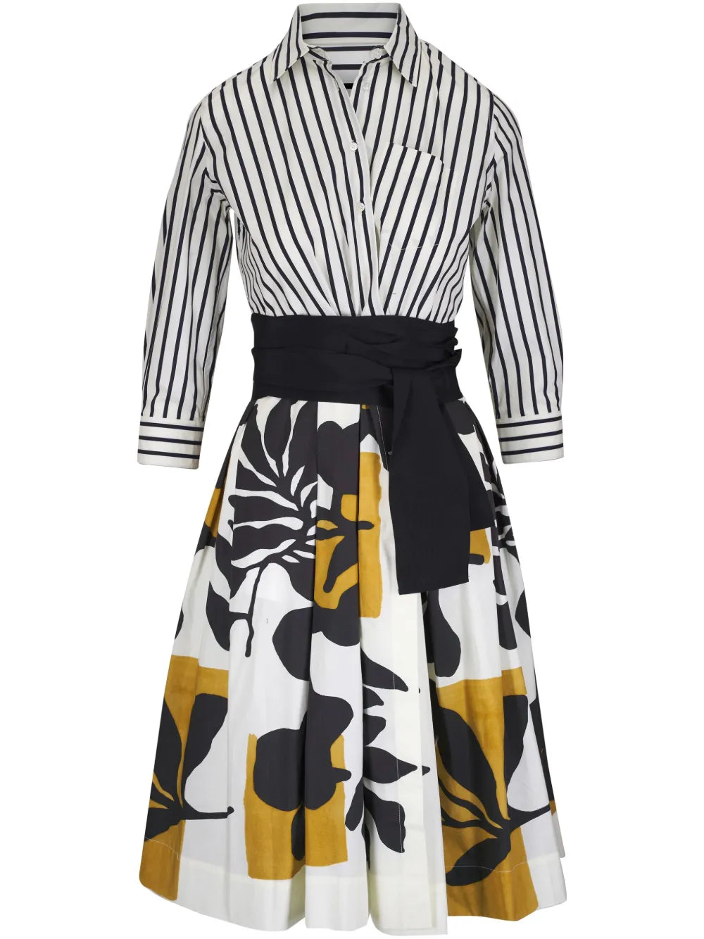 Panelled Midi Dress