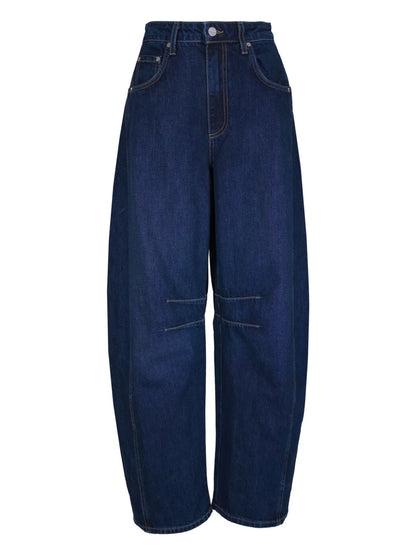 Pintuck Detailing Jeans