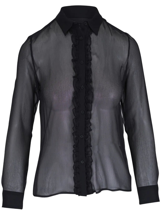 Ruffle-Trim Shirt