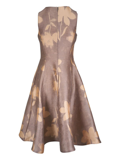 Floral-Print Midi Dress