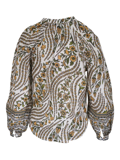 Ailani Floral-Print Blouse