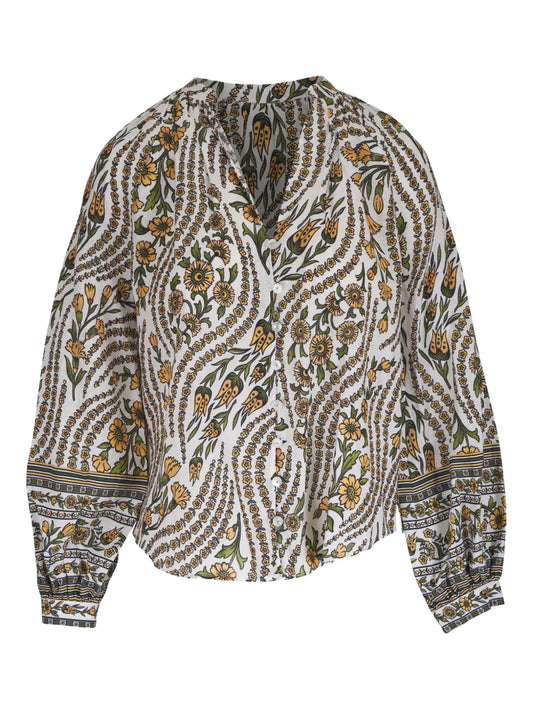 Ailani Floral-Print Blouse