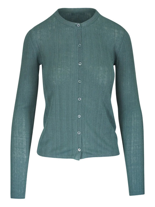 Ribbed-Knit Cardigan