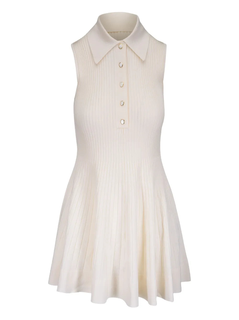 Ribbed Polo Dress