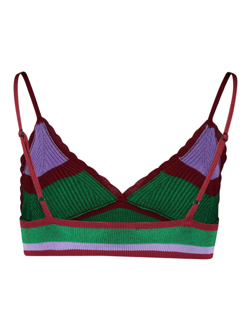 Sard Stripes Knitted Bra