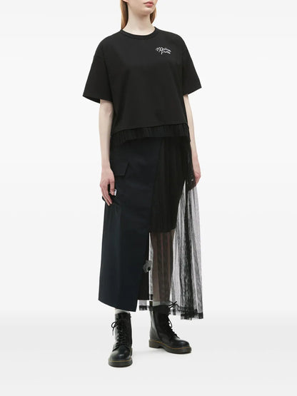 Asymmetric Midi Skirt