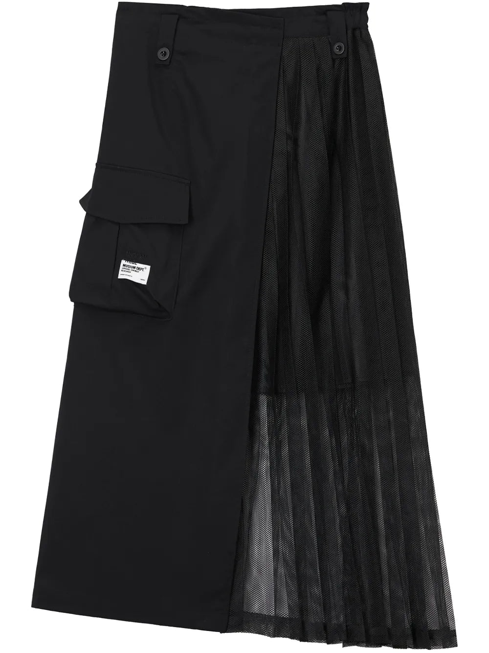Asymmetric Midi Skirt