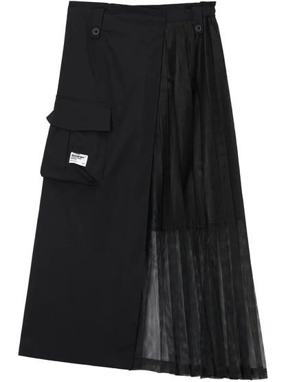 Asymmetric Midi Skirt
