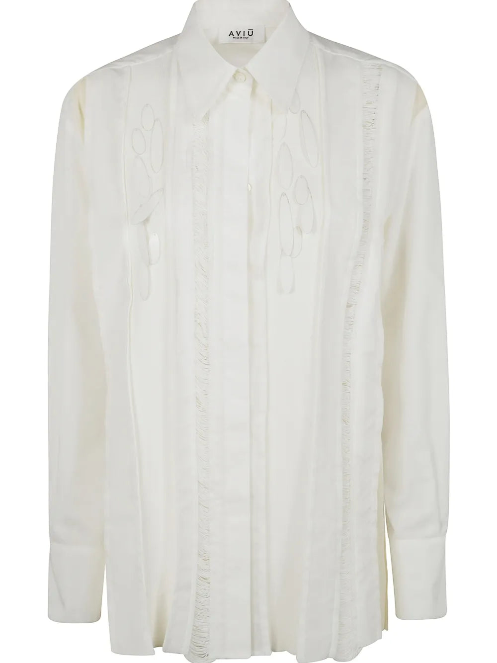 Ripped-Detail Shirt