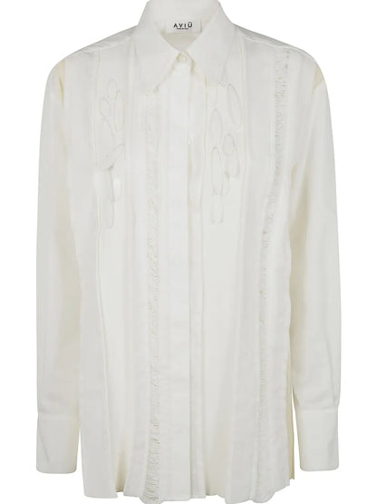 Ripped-Detail Shirt
