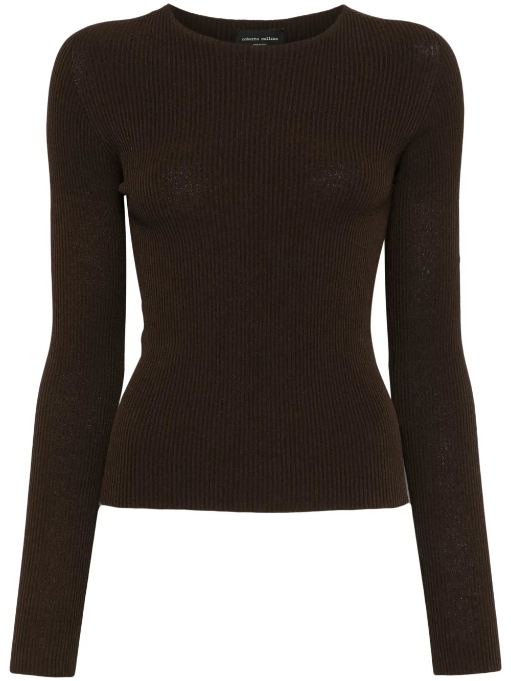 Fine-Ribbed Top