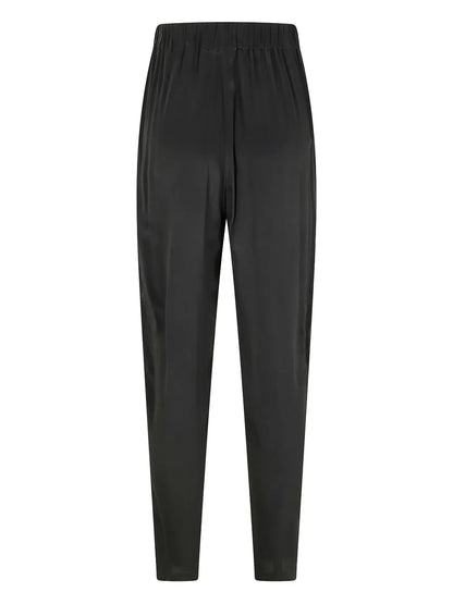 Silk Tapered Trousers